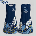 T.bay Rays | Premium M.l.b Floral Dress Td