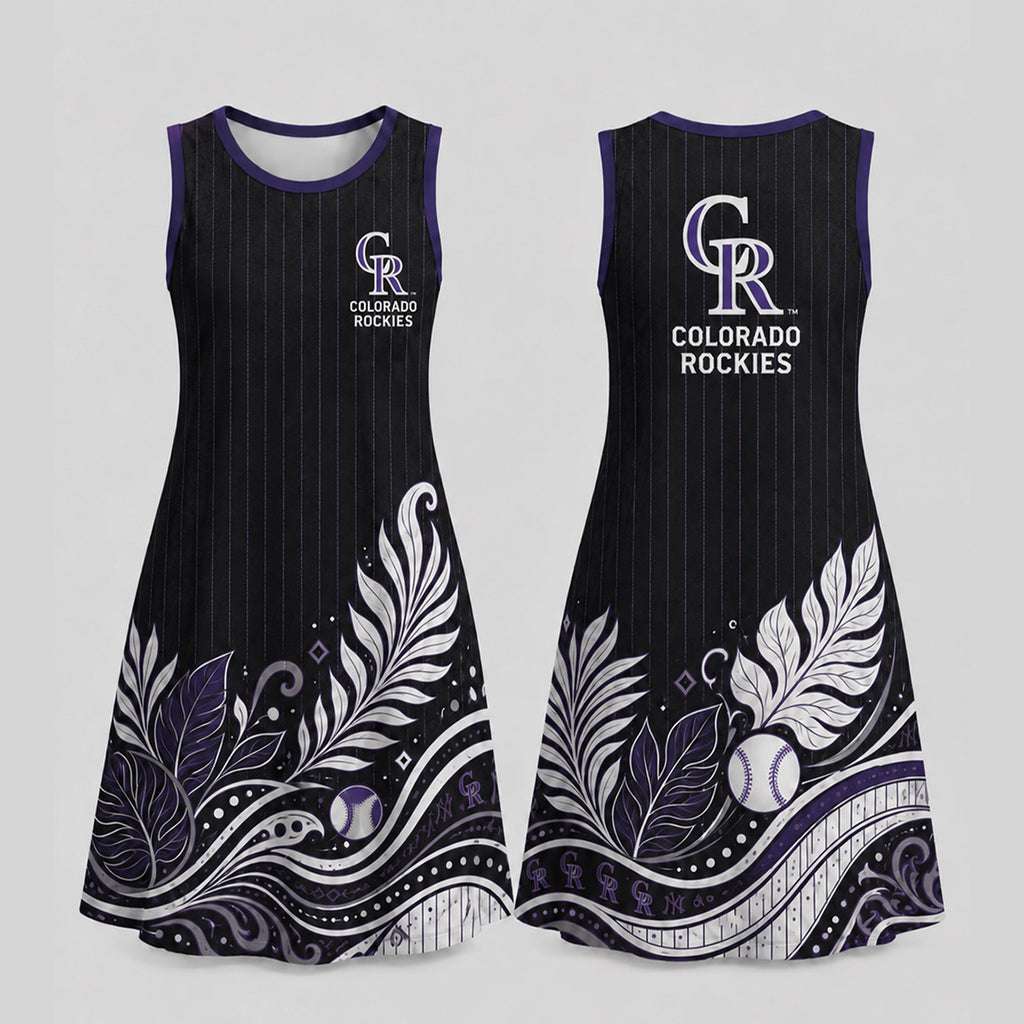 C.rockies | Premium M.l.b Floral Dress Td