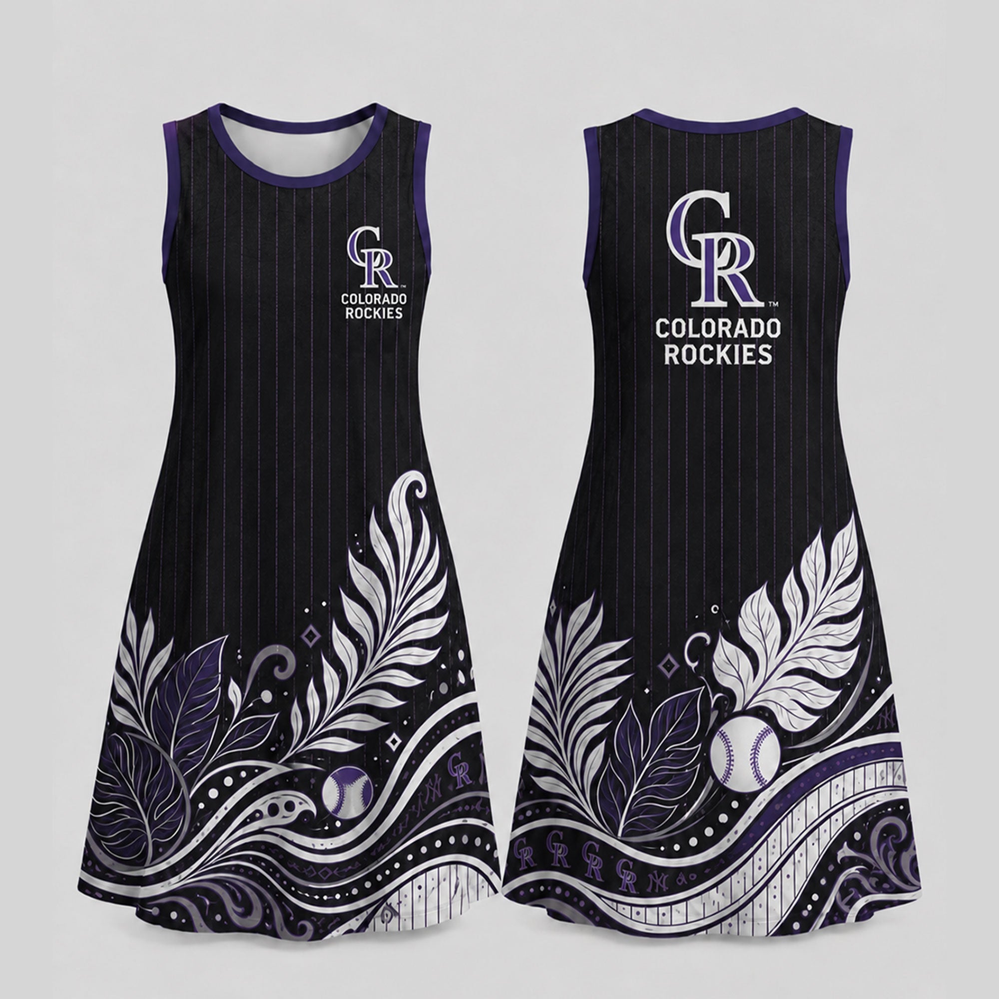 C.rockies | Premium M.l.b Floral Dress Td