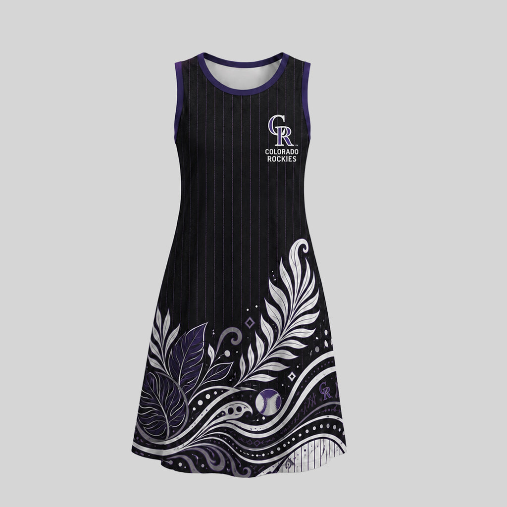 C.rockies | Premium M.l.b Floral Dress Td