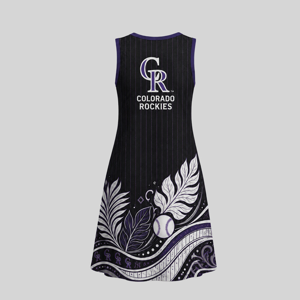 C.rockies | Premium M.l.b Floral Dress Td