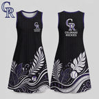 C.rockies | Premium M.l.b Floral Dress Td