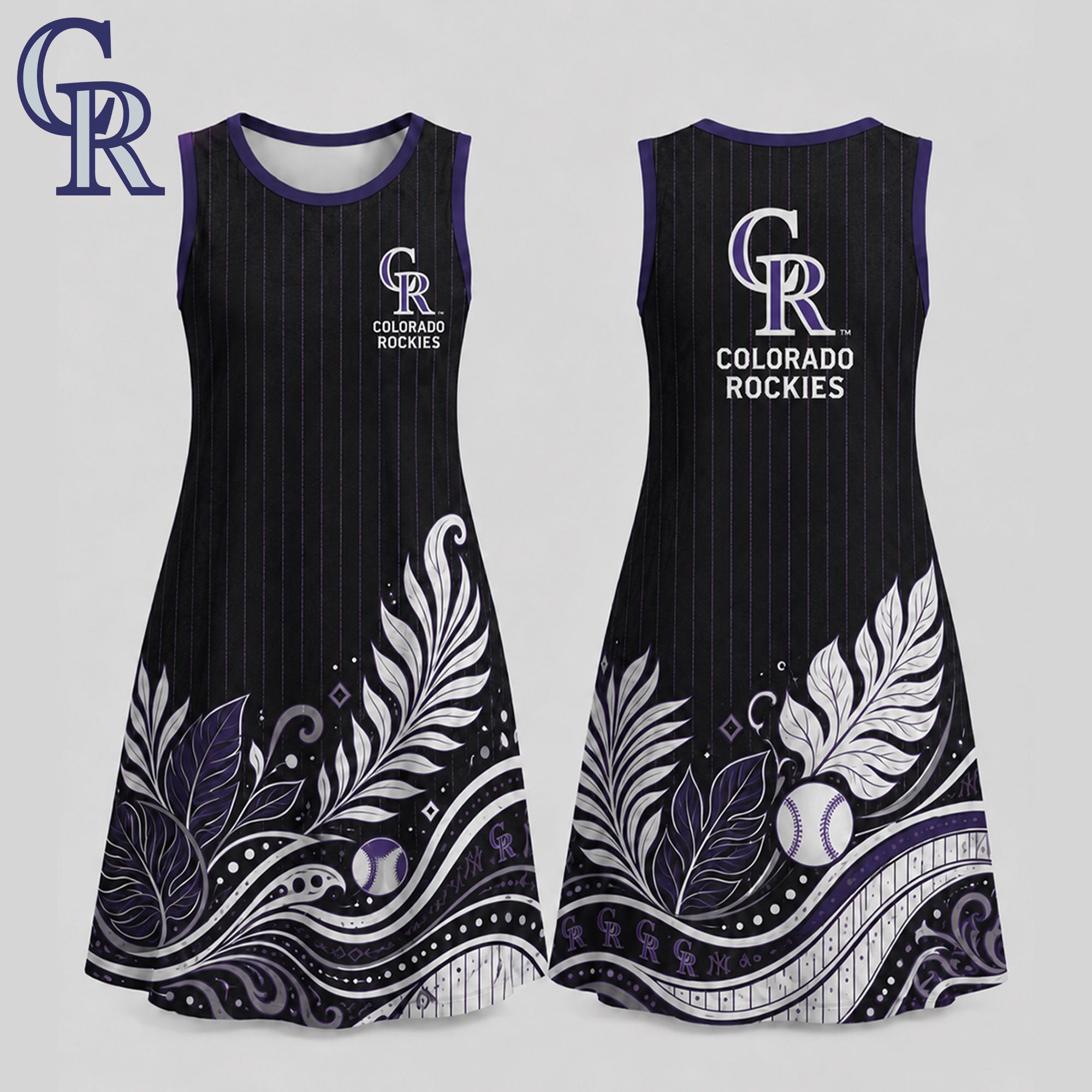 C.rockies | Premium M.l.b Floral Dress Td