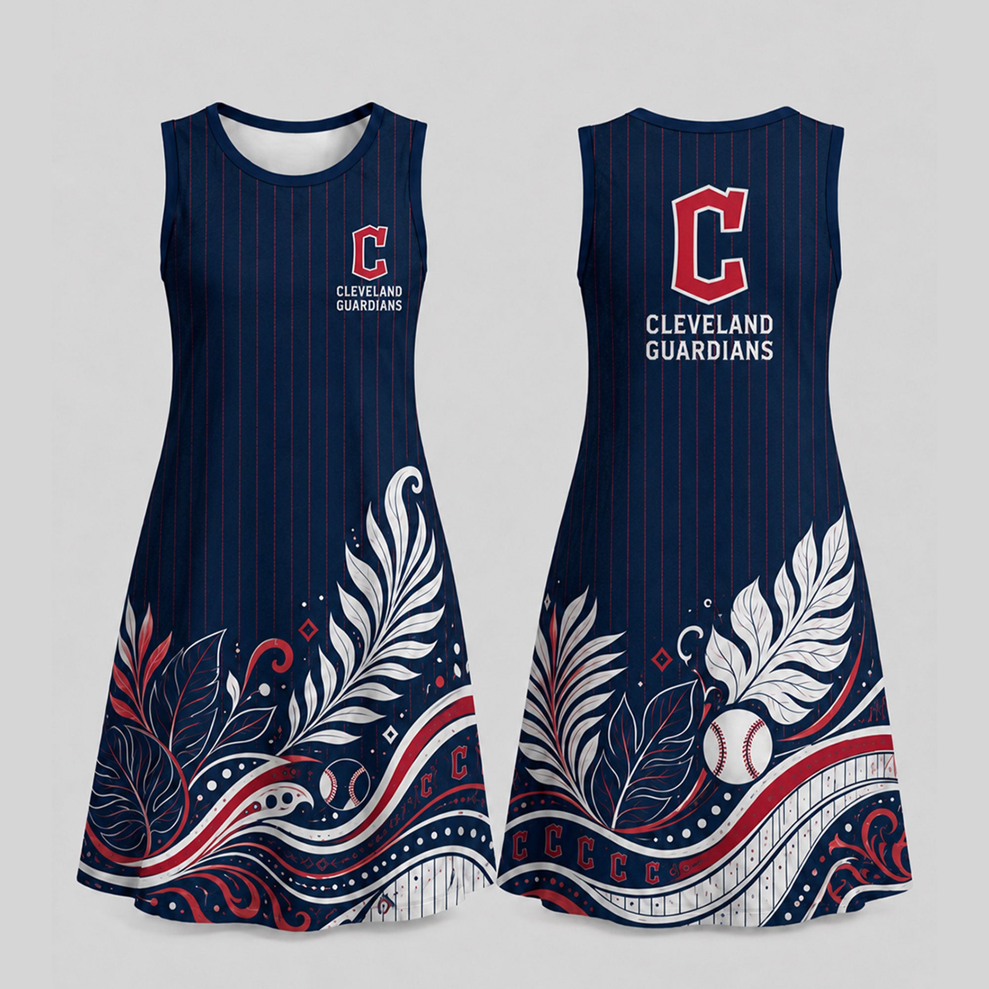 C.guardians | Premium M.l.b Floral Dress Td