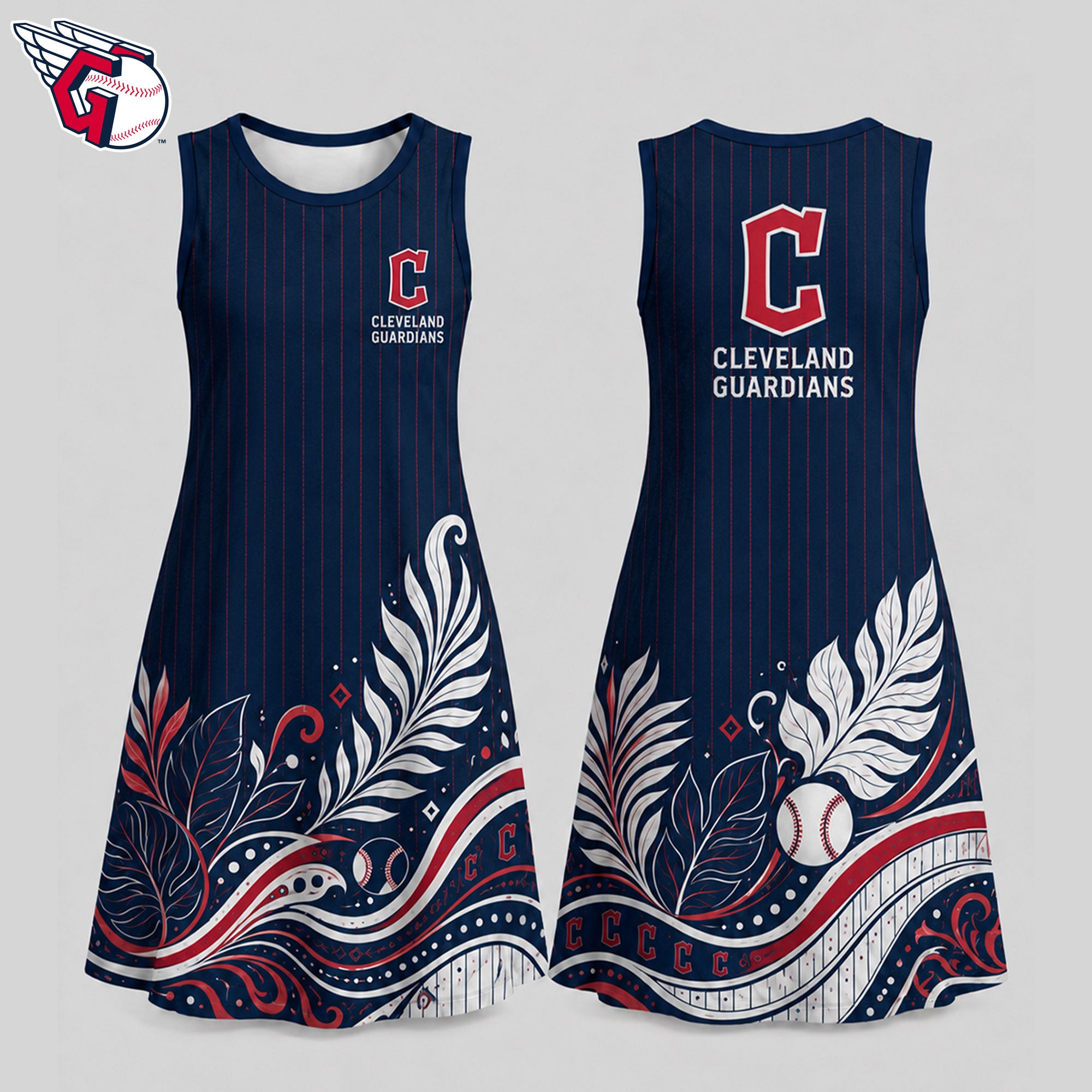 C.guardians | Premium M.l.b Floral Dress Td