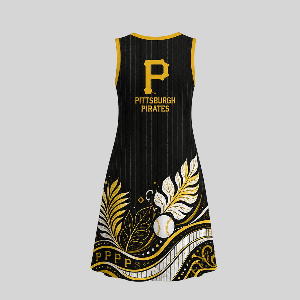 P.pirates | Premium M.l.b Floral Dress Td