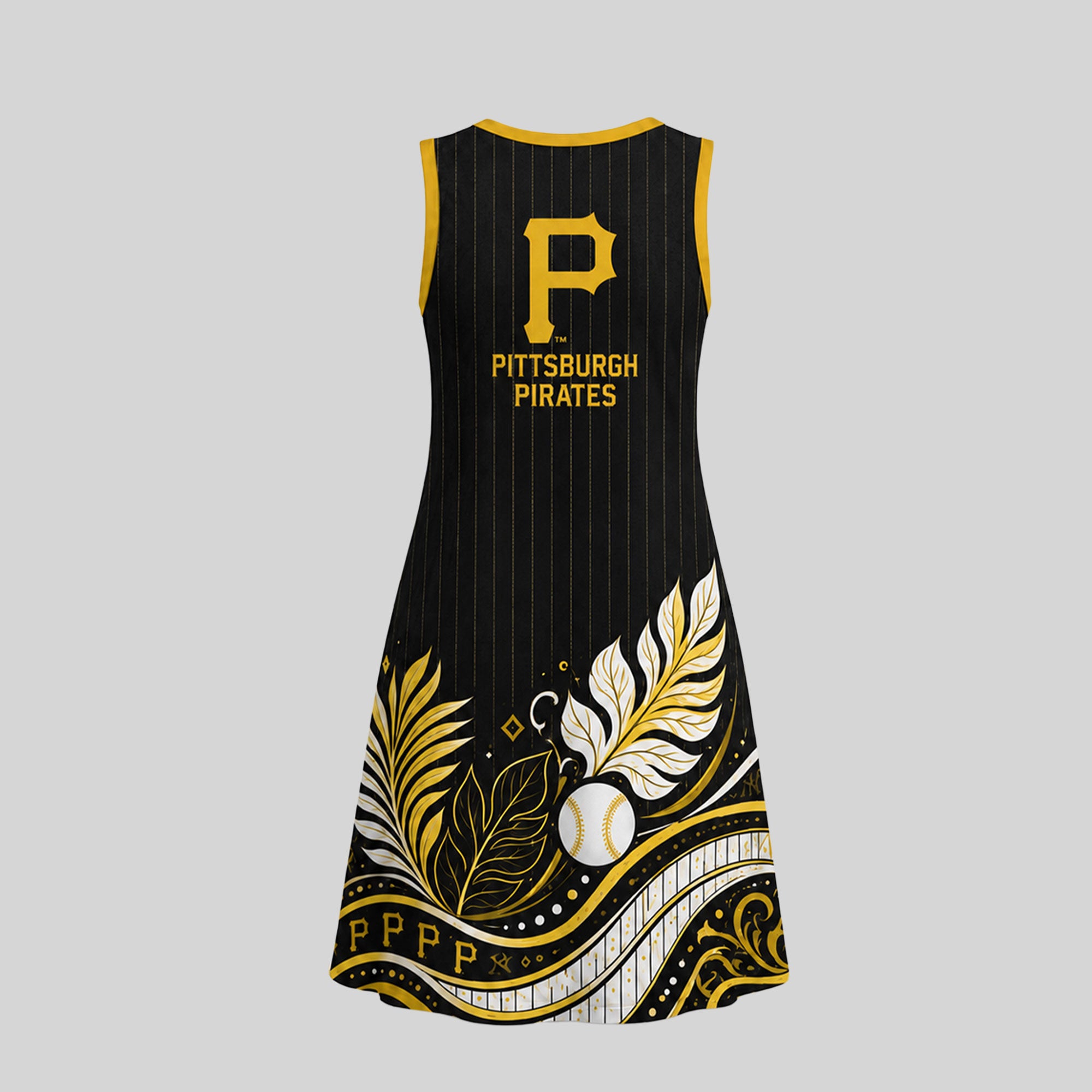 P.pirates | Premium M.l.b Floral Dress Td