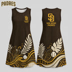 S.d.padres | Premium M.l.b Floral Dress Td