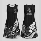 C.white Sox | Premium M.l.b Floral Dress Td