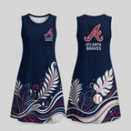 A.braves | Premium M.l.b Floral Dress Td