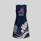 A.braves | Premium M.l.b Floral Dress Td