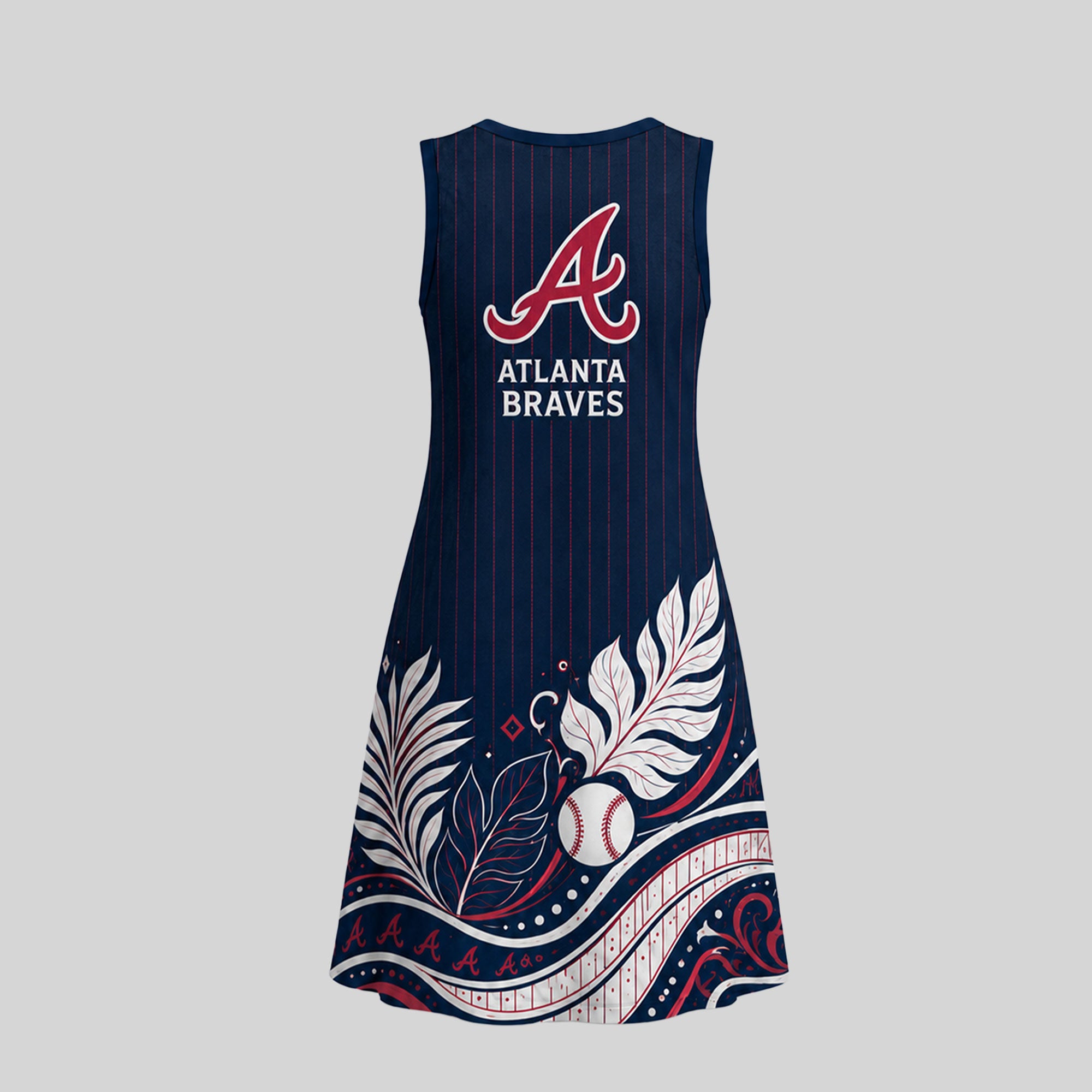 A.braves | Premium M.l.b Floral Dress Td