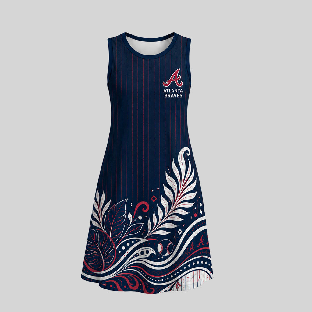 A.braves | Premium M.l.b Floral Dress Td