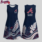 A.braves | Premium M.l.b Floral Dress Td