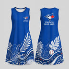 T.blue Jays | Premium M.l.b Floral Dress Td