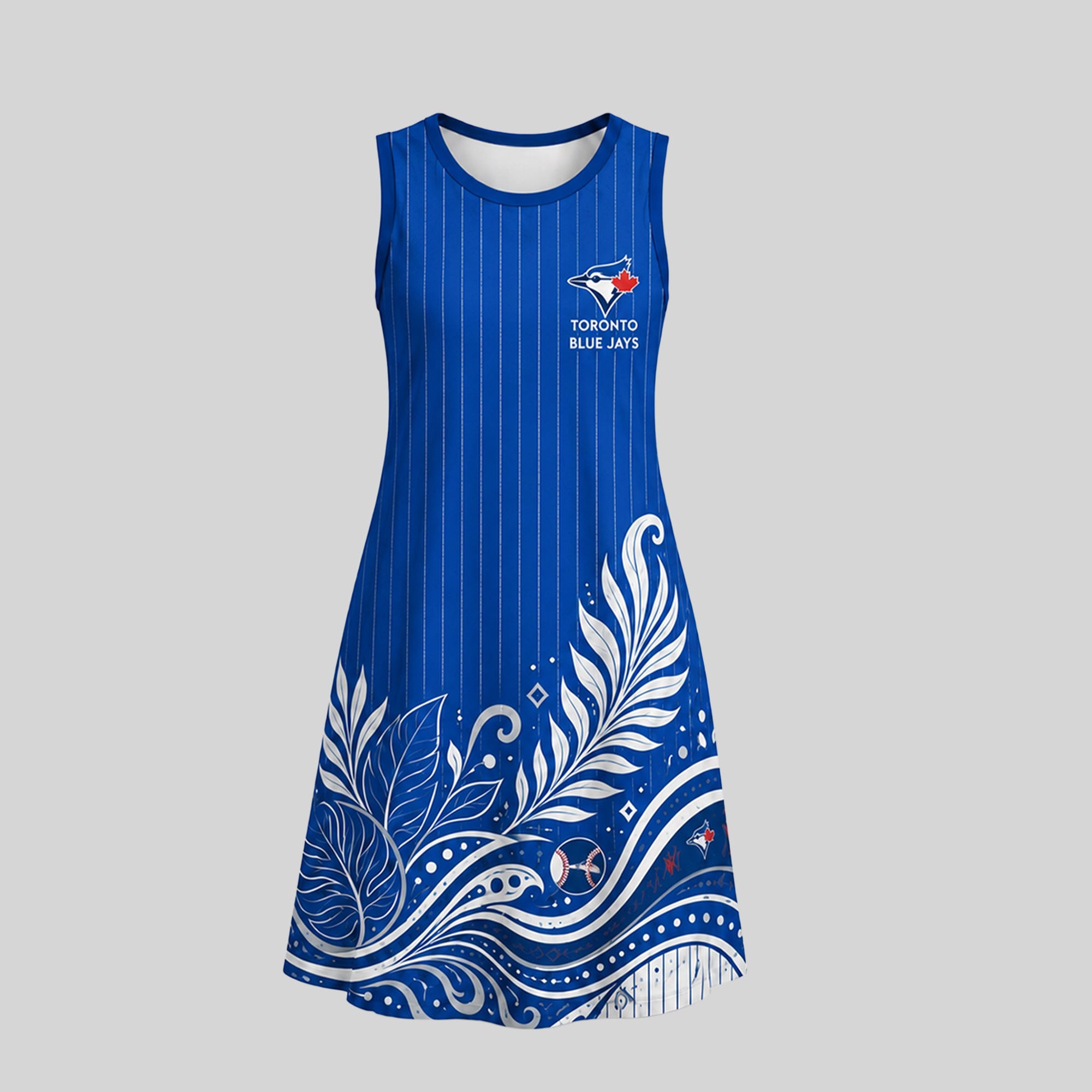 T.blue Jays | Premium M.l.b Floral Dress Td