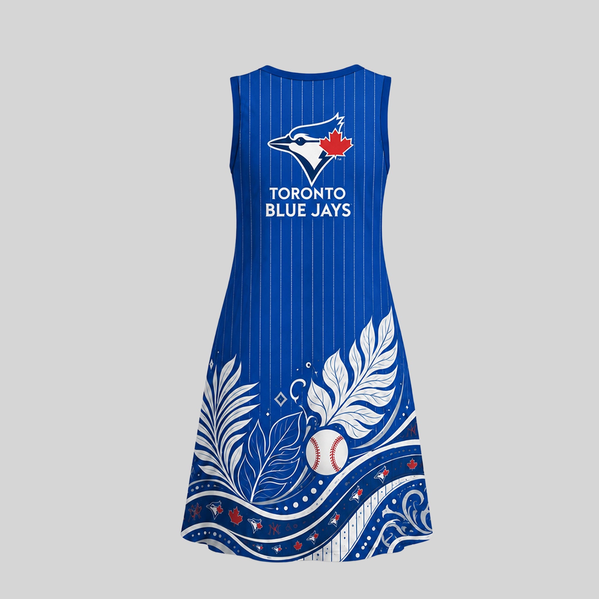 T.blue Jays | Premium M.l.b Floral Dress Td