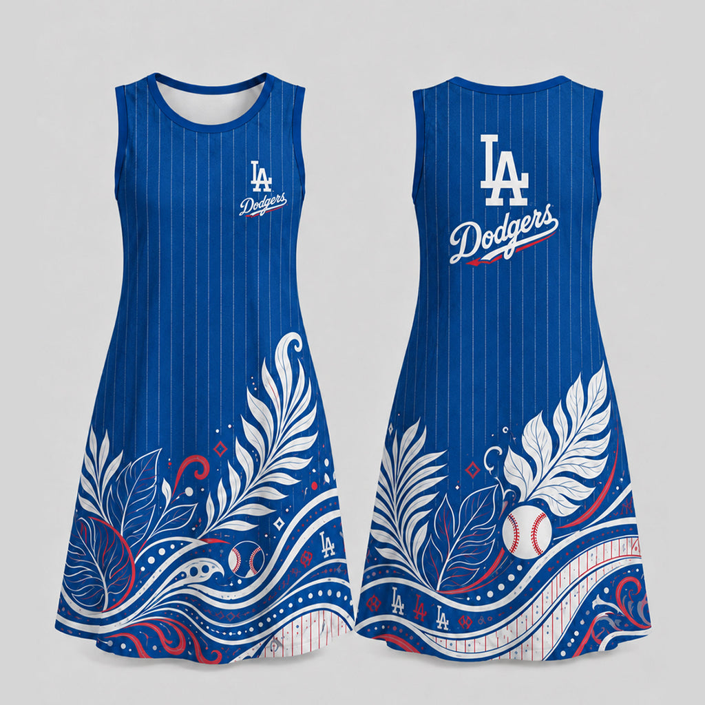 L.a.dodgers | Premium M.l.b Floral Dress Td