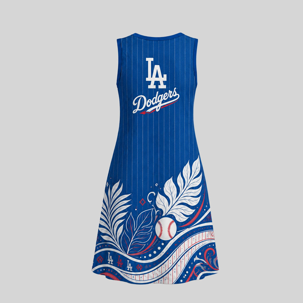 L.a.dodgers | Premium M.l.b Floral Dress Td