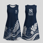 N.y.yankees | Premium M.l.b Floral Dress Td