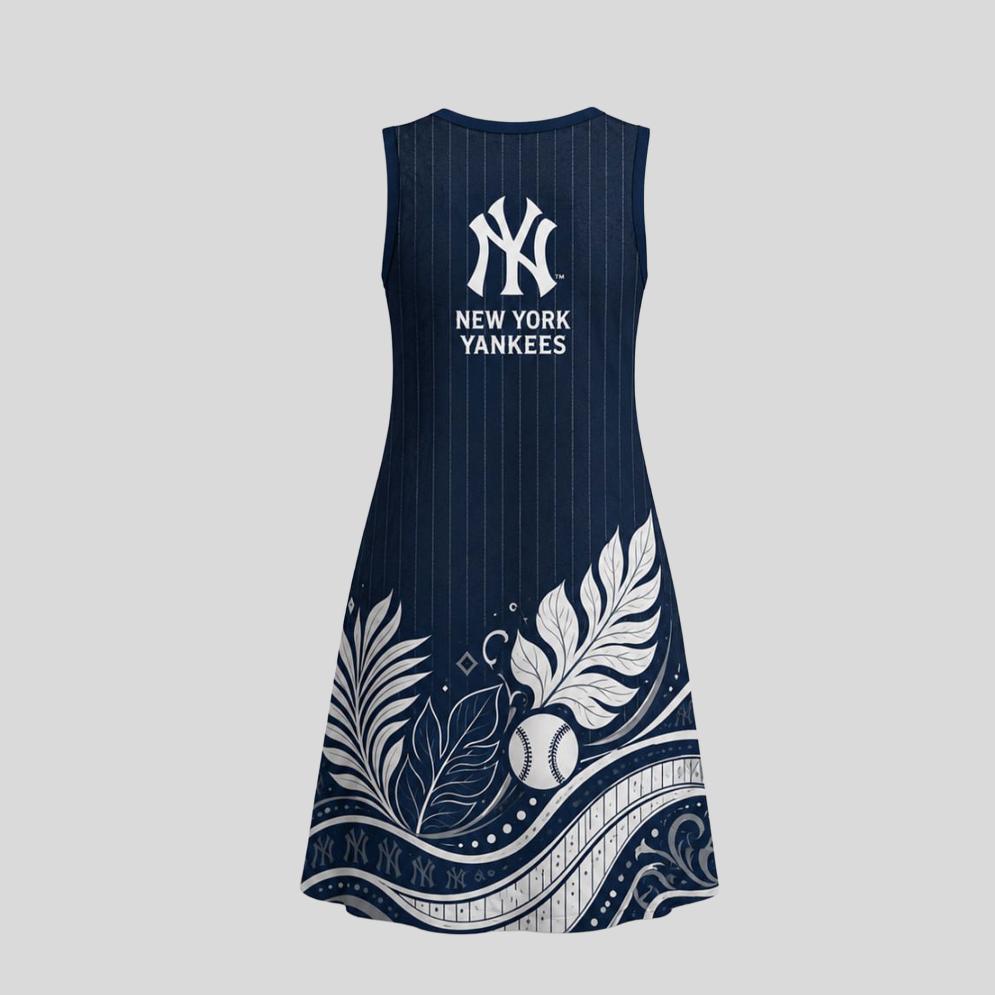 N.y.yankees | Premium M.l.b Floral Dress Td