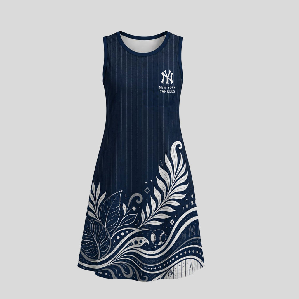 N.y.yankees | Premium M.l.b Floral Dress Td