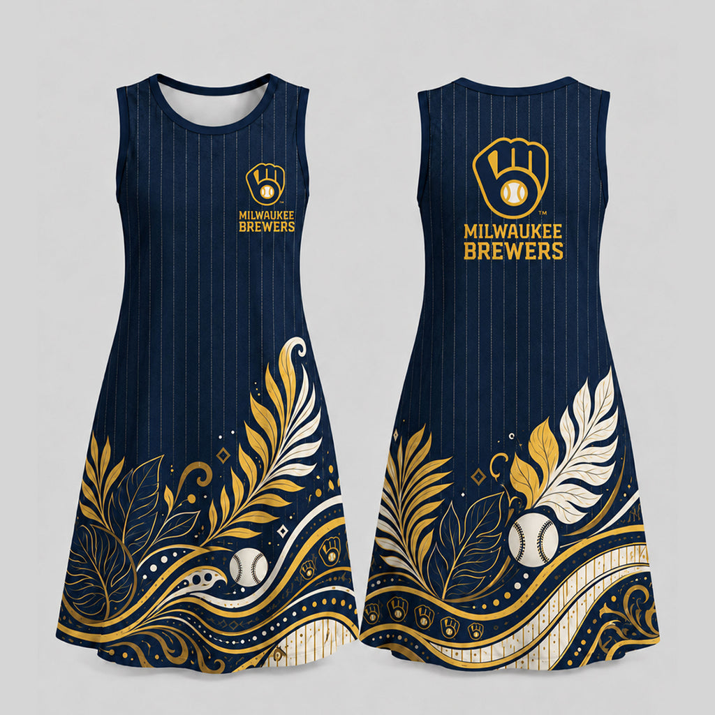 M.brewers | Premium M.l.b Floral Dress Td