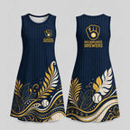M.brewers | Premium M.l.b Floral Dress Td