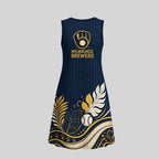 M.brewers | Premium M.l.b Floral Dress Td
