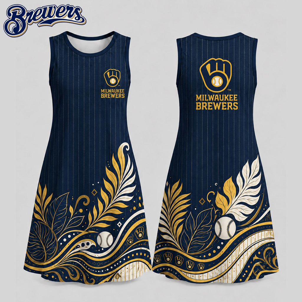 M.brewers | Premium M.l.b Floral Dress Td