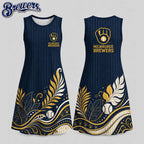 M.brewers | Premium M.l.b Floral Dress Td