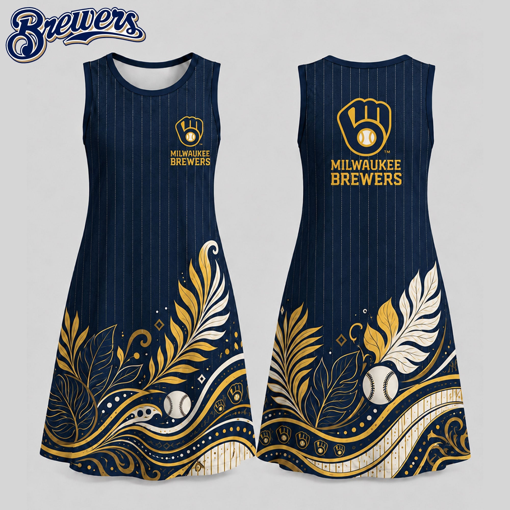 M.brewers | Premium M.l.b Floral Dress Td