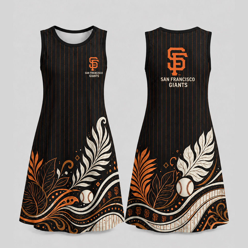 S.f.giants | Premium M.l.b Floral Dress Td