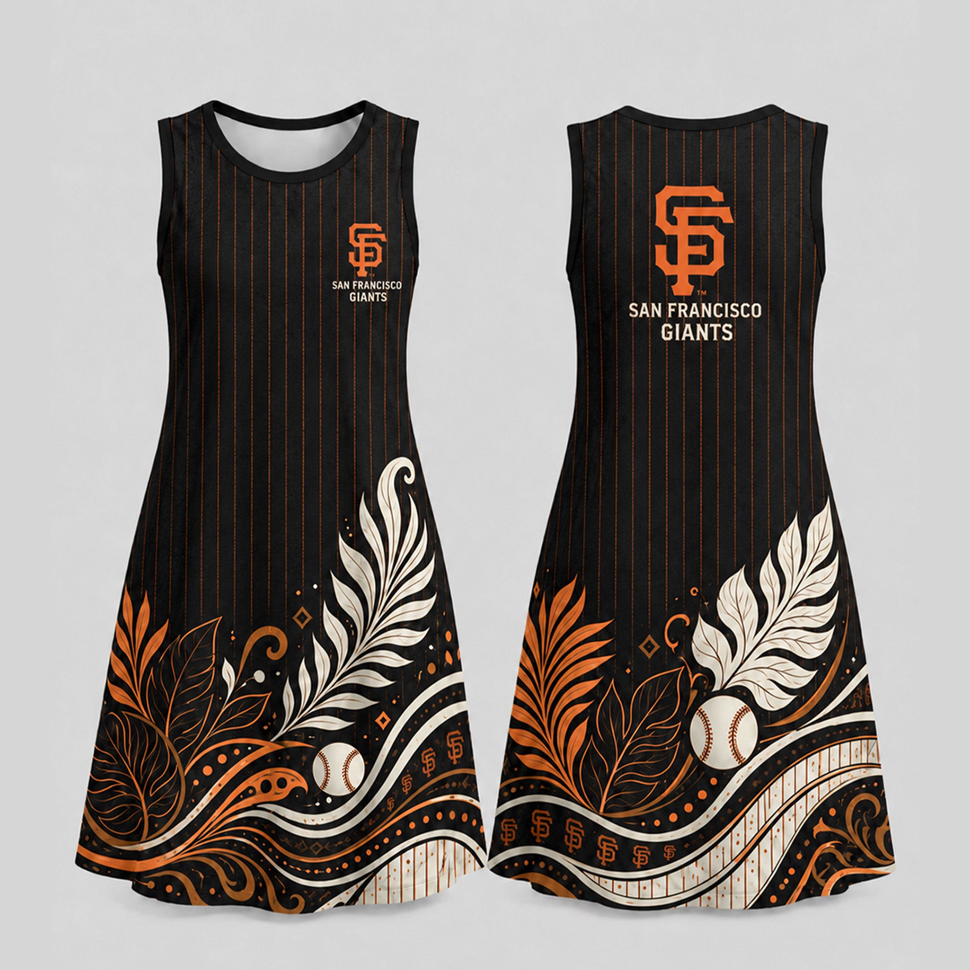 S.f.giants | Premium M.l.b Floral Dress Td