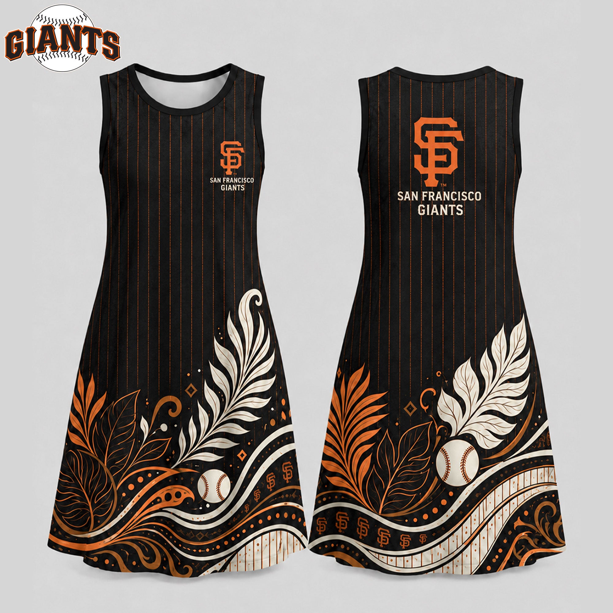 S.f.giants | Premium M.l.b Floral Dress Td