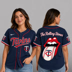 M.twins | Premium .m.l.b. The Rolling Stones Jersey Shirt Td