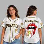 P.pirates | Premium .m.l.b. The Rolling Stones Jersey Shirt Td