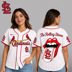 S.l.cardinals | Premium .m.l.b. The Rolling Stones Jersey Shirt Td