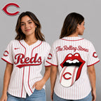 C.reds | Premium .m.l.b. The Rolling Stones Jersey Shirt Td