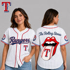 T.rangers | Premium .m.l.b. The Rolling Stones Jersey Shirt Td
