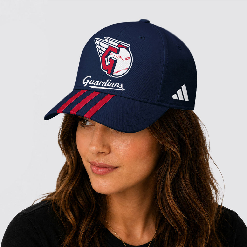 C.guardians | Premium .m.l.b. Signature Triple Stripe Fan Baseball Cap