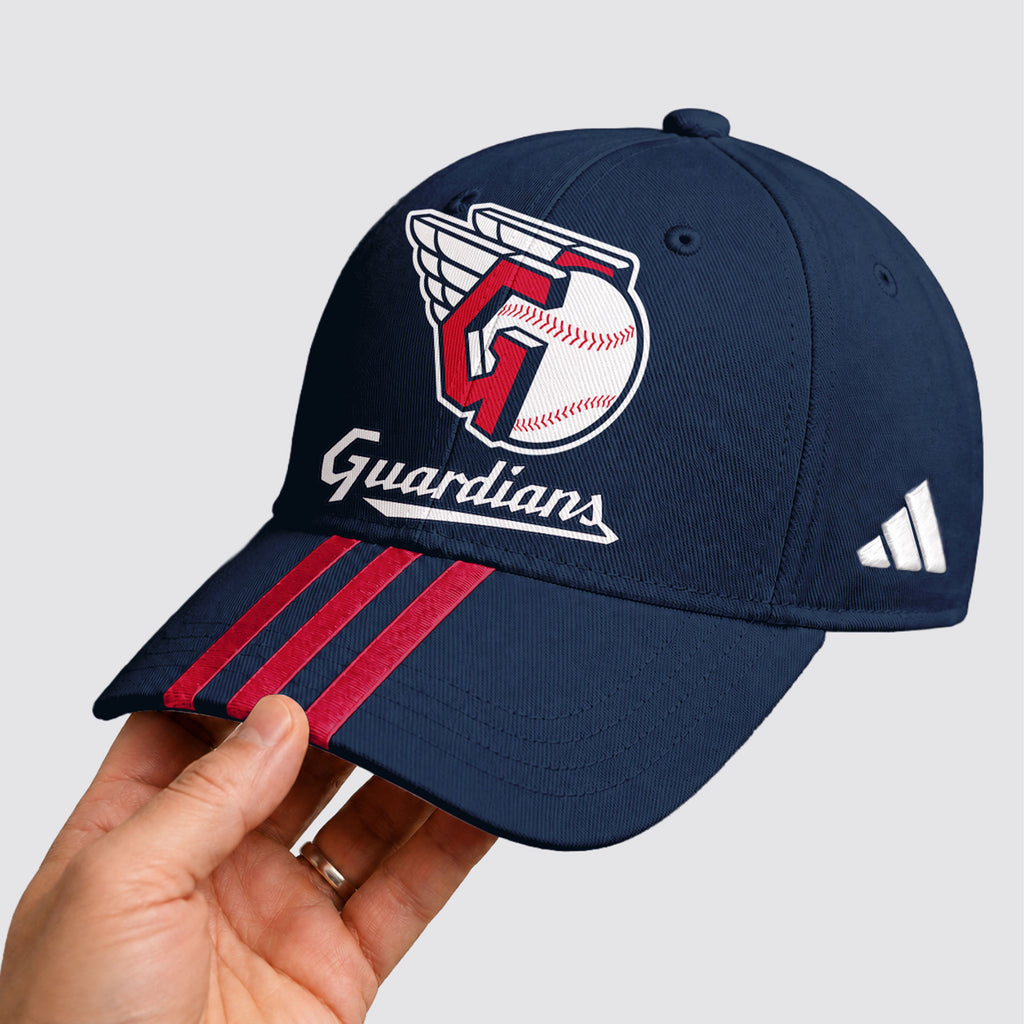C.guardians | Premium .m.l.b. Signature Triple Stripe Fan Baseball Cap