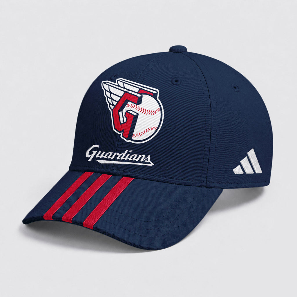 C.guardians | Premium .m.l.b. Signature Triple Stripe Fan Baseball Cap
