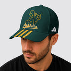 O.athletics | Premium .m.l.b. Signature Triple Stripe Fan Baseball Cap