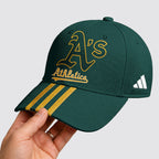 O.athletics | Premium .m.l.b. Signature Triple Stripe Fan Baseball Cap
