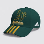 O.athletics | Premium .m.l.b. Signature Triple Stripe Fan Baseball Cap