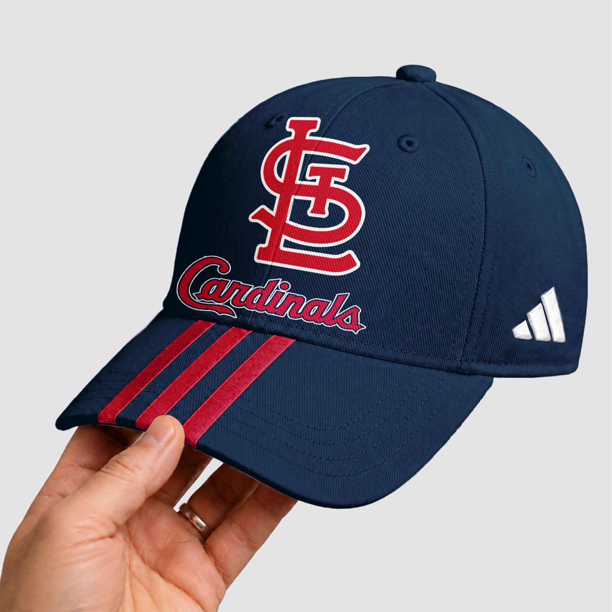 S.l.cardinals | Premium .m.l.b. Signature Triple Stripe Fan Baseball Cap