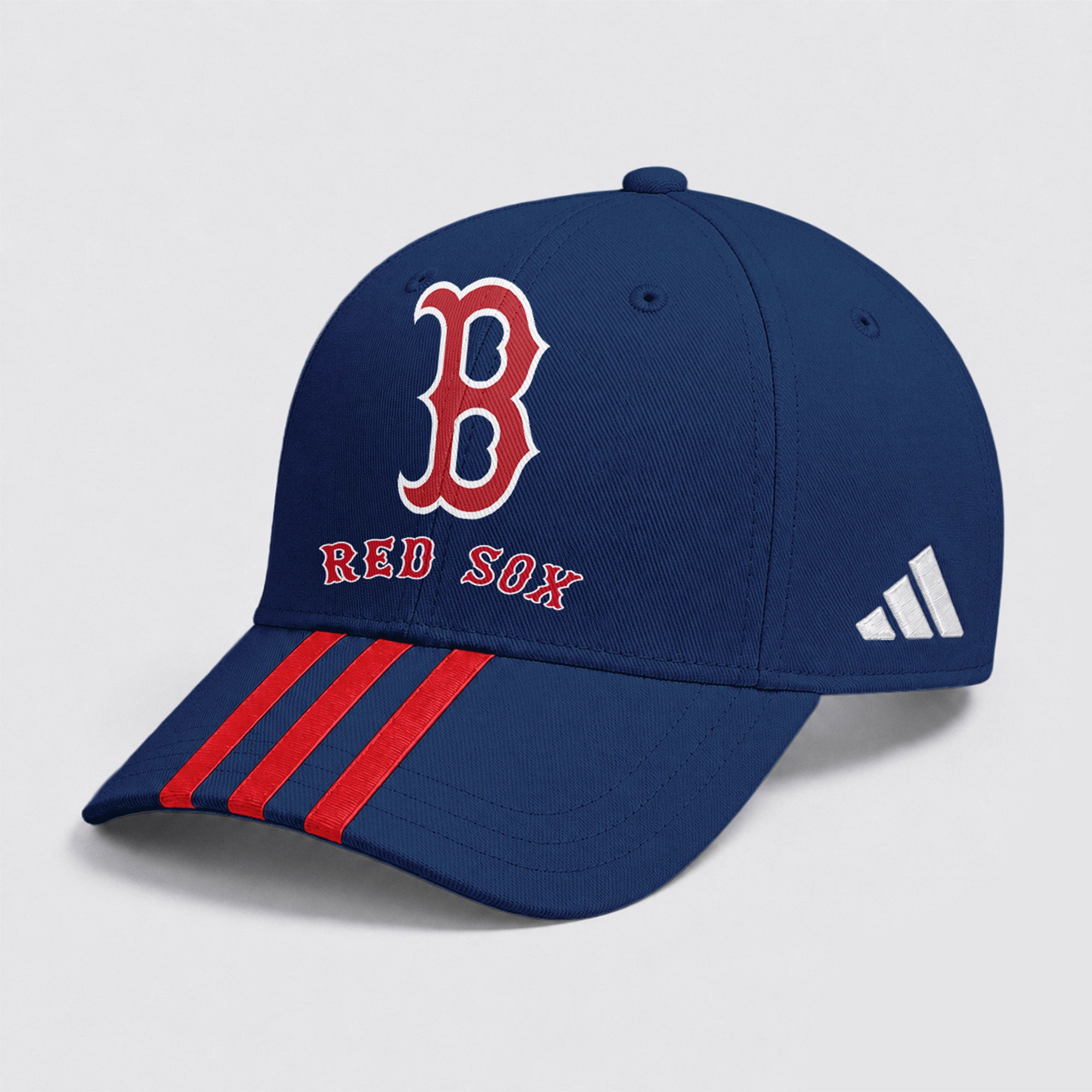 B.red Sox | Premium .m.l.b. Signature Triple Stripe Fan Baseball Cap