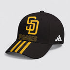 S.d.padres | Premium .m.l.b. Signature Triple Stripe Fan Baseball Cap