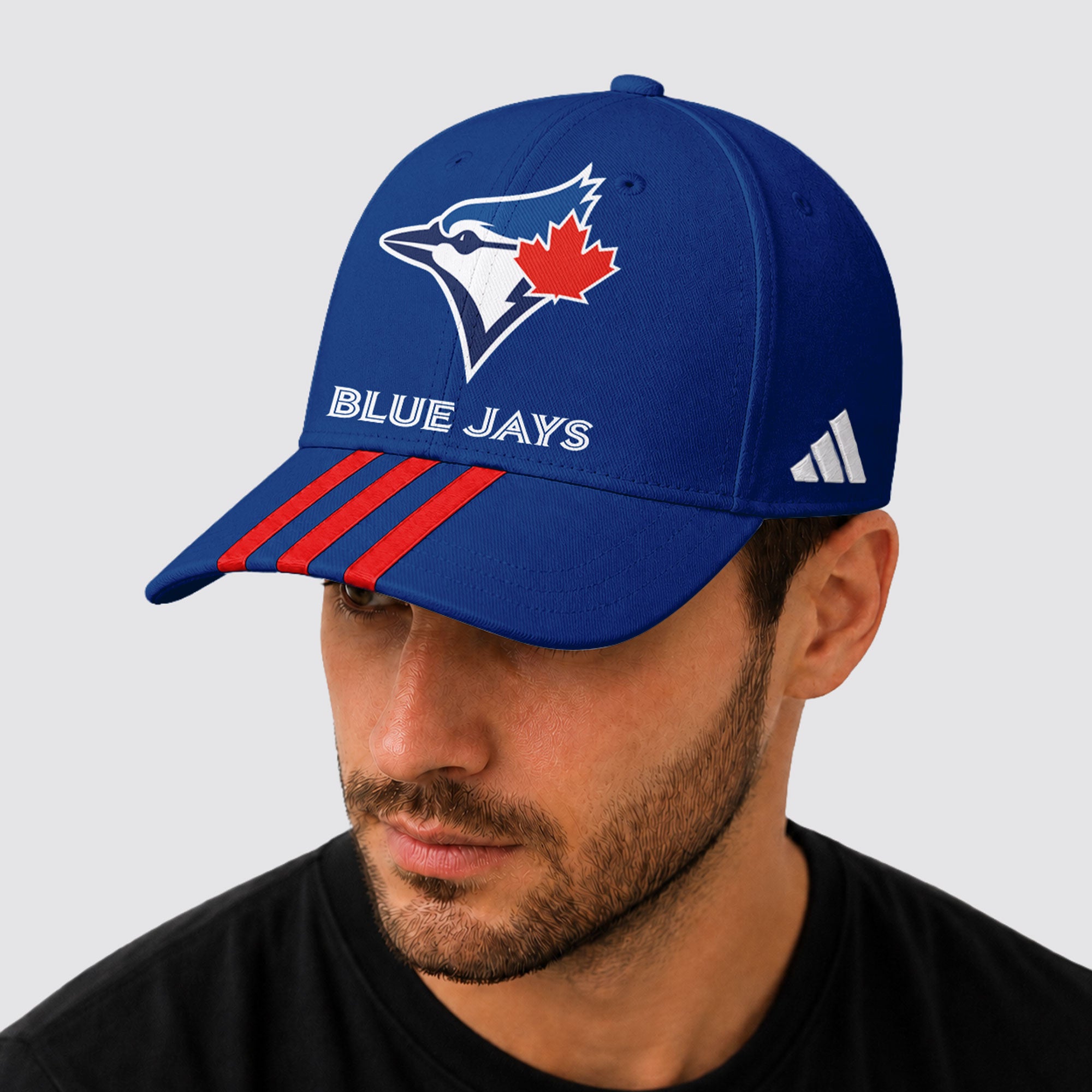 T.blue Jays | Premium .m.l.b. Signature Triple Stripe Fan Baseball Cap